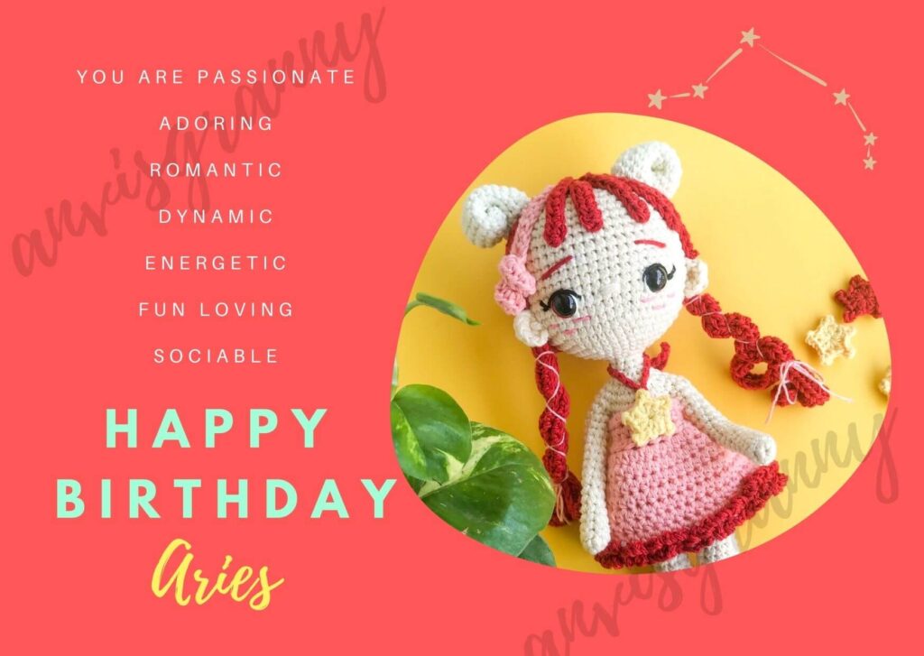 Aries birthday card