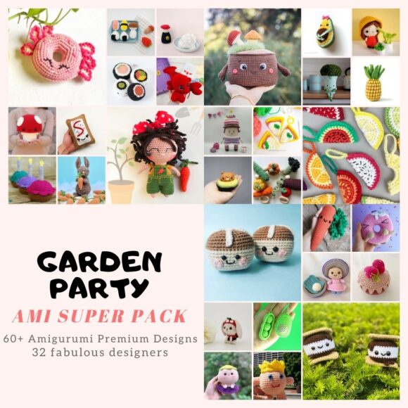 60+ Cutest and Easiest Garden Party Amigurumi Patterns to Crochet
