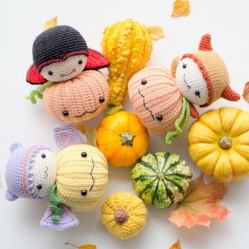 Halloween pdf pattern amigurumi crochet