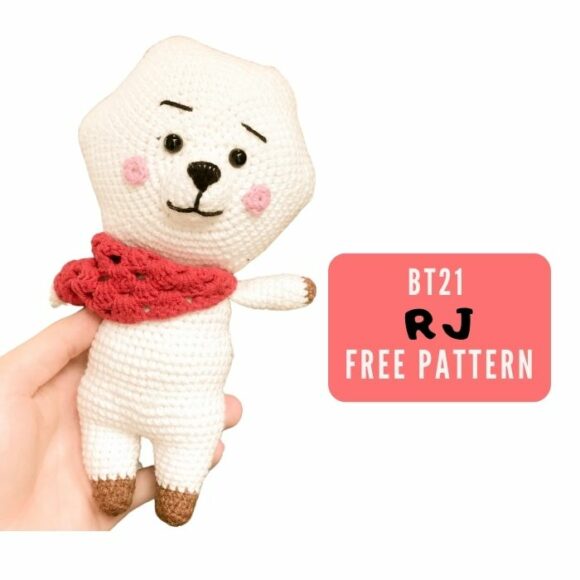 Amigurumi BT21 RJ Crochet FREE Pattern