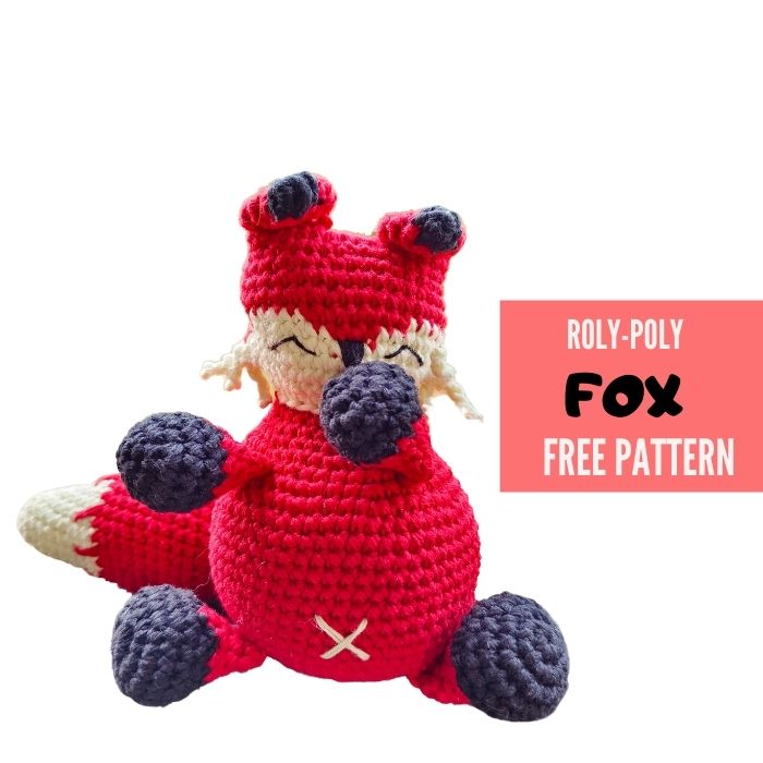 Roly-Poly Amigurumi Fox Crochet Free Pattern