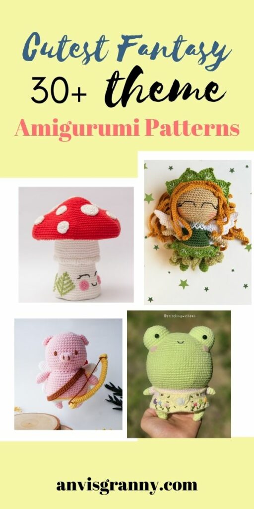 Amigurumi fantasy pdf patterns toys to crochet