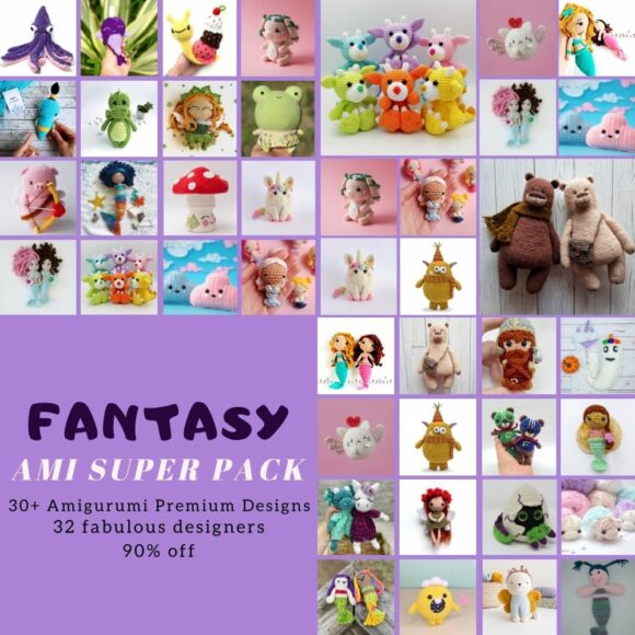 30+ Super Cute and Magical Amigurumi Fantasy Patterns to Crochet